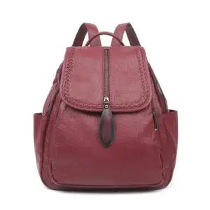[RG21P45U]캐주얼 출근 가방 이쁜 여자 백팩 책가방 레드
