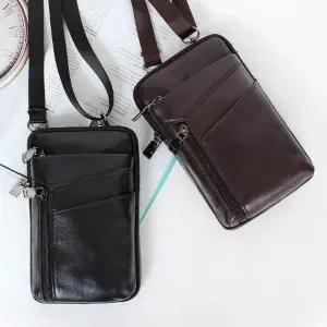 [RG2804T5]2396 블루마운트 남성 소가죽 미니 크로스백