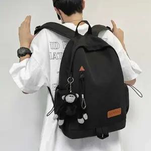 [RG5LN4Q3]커플 백팩 남자 여자 데일리 학생 여행 보조