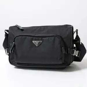 PRADA  25FW 미디움 리나일론 및 사피아노 가죽 숄더백  2VH192 VOOO 2DMG F0002)