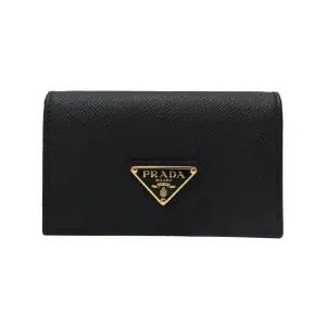 삼각로고 사피아노 카드지갑 블랙 1MC122 QHH F0002