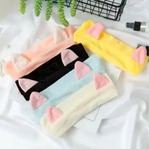 [오너클랜]ksr 세안 세수 세면 고양이 헤어밴드 머리띠 A107