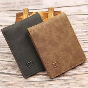 남성 빈티지 스타일 깔끔한 고품질 스타일 반지갑