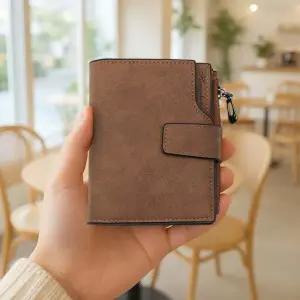 벨니아 반지갑(브라운) 동전 카드지갑