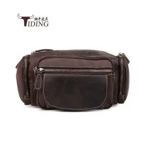 EAMT 남자 힙색 레더폭스 캐주얼 슬링백 남성숄더백 YJ5