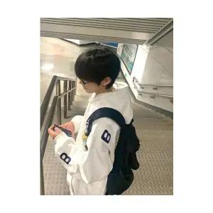 EAMT 남성 자수 후드 가을 겨울 커플 코트 이너 YJ4