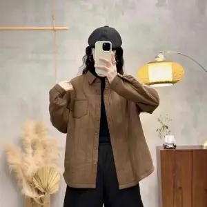 EAMT 여성 패딩 셔츠 겨울 칼라 캐주얼 이너 상의 YJ4