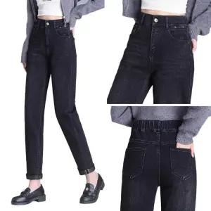 EAMT 여성청바지 추동 캐주얼 데님팬츠 하이웨스트 슬림핏 롱 YJ4