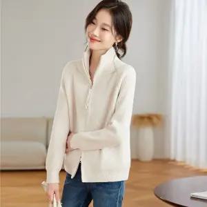 EAMT 여성가디건 추동 스웨터 코트 루즈핏 집업 니트 가디건 아우터 YJ4