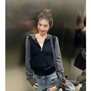 EAMT 여성가디건 빈티지 울 니트 추동 루즈핏 가디건 스웨터 YJ4