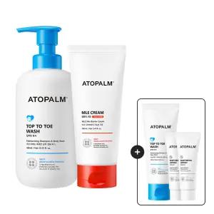 아토팜 MLE크림 160ml + 탑투토워시 460ml GIFT) 판테놀로션23ml*2+탑투토100ml