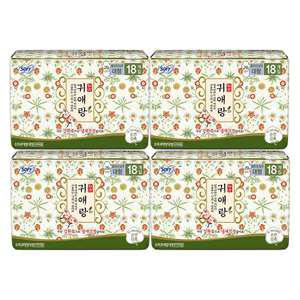 쏘피 귀애랑 날개형, 대형, 18매, 4개