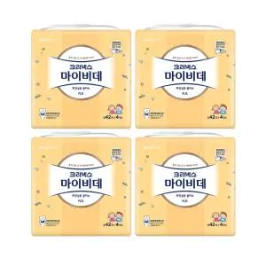 크리넥스 마이비데 키즈, 캡형, 42매, 4입, 4개(672매)