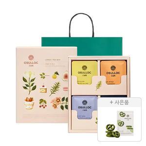 오설록 러블리티박스 세트, 12입 + 증정(쇼핑백+말차프레첼)