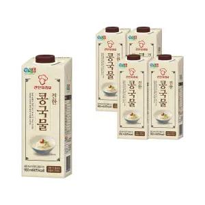 정식품 간단요리사 진한 콩국물 950ml 4팩