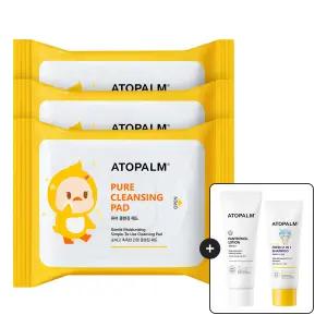 아토팜 퓨어 클렌징 패드 30매x3 GIFT) 판테놀로션23ml+샴푸20ml