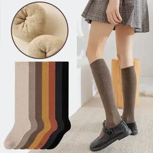 여성용 통파일 베이직 윈터니삭스 5켤레