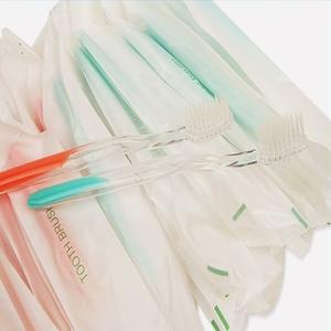 일회용칫솔 미세모 100개 개별포장 /치과/사우나/호텔/업소용 일회용비누