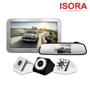 아이소라 승용차 LED 후방카메라+모니터 풀세트