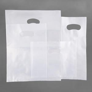 비닐쇼핑백 포장비닐백 대형 옷가게 봉투 PE투명 HD쇼핑백 반투명r14x25 10장