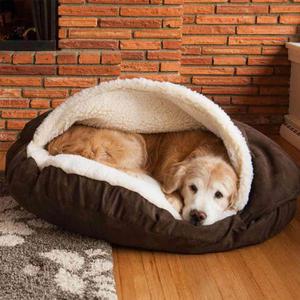 강아지방석 동굴 양모 쿠션 돔 기절방석 소형견 대형견 고양이 동굴하우스 돔하우스