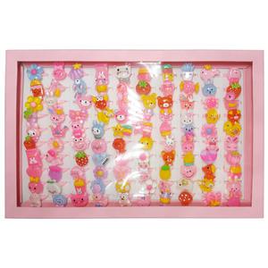 어린이반지 100개 세트 여아 캐릭터 6살여자아이선물