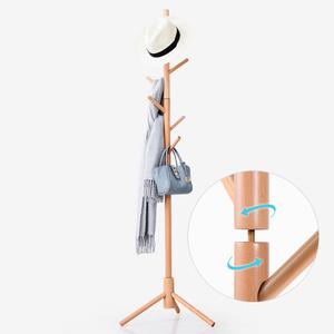 조립식 원목 스탠드 행거 옷걸이
