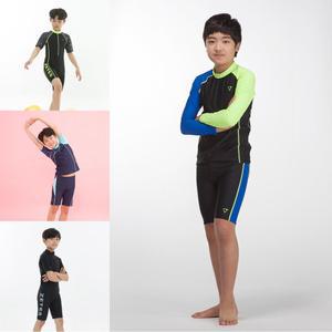 남자 초등학생 래쉬가드 긴팔 수영복 세트 SS3701B