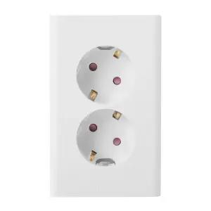 위너스 매입 2구 콘센트-접지 220V KS