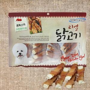 펫더맨 리얼 닭고기 쫀득쫀득 치킨연어포 300g