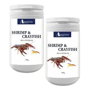 아쿠아테라 프리미엄 새우&가재 전용사료 250ml(180g)*2개