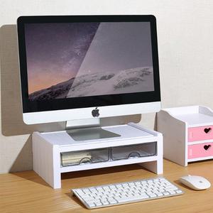 서랍형 모니터받침대 정리함 선반 거치대 스탠드