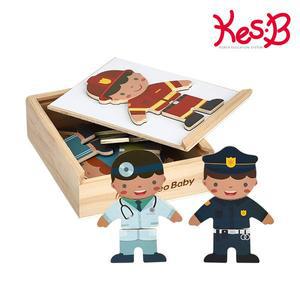 [캐스비][캐스B]튼튼 자석직업매칭퍼즐(2204)