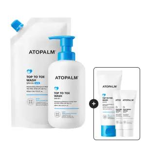 아토팜 탑투토워시 460ml+리필400ml GIFT) 판테놀로션23ml*2+탑투토100ml