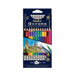 헬릭스 옥스포드 지워지는 색연필 12색 세트
