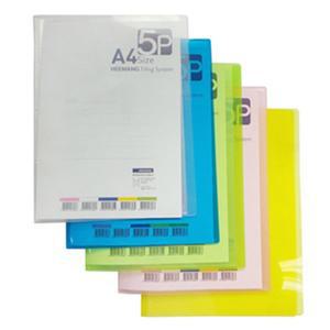 [기타]아이윙스 1100 A4 희망 5P 클리어화일 고투명커버 서류파일