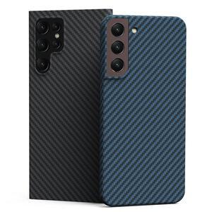 [수나르]갤럭시S24 S23 S22 S21 S20FE 플러스 울트라 케블라 카본 패턴 매트 슬림 핸드폰 케이스