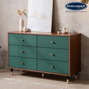 [잉글랜더]시에나 템바보드 6단 와이드 서랍장