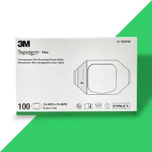 3M 테가덤 1624W 6cm X 7cm 1박스(100매입) 필름 드레싱밴드