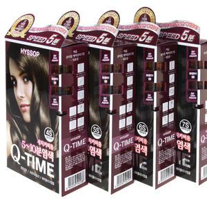 히솝 큐타임 헤어칼라크림 4S 밝은밤색