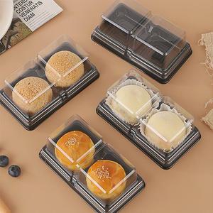 사각 케이스 2구 50개 화과자케이스 떡포장용기 디저트용기