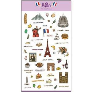 [핫트랙스]PD848 Travel to France 프랑스 여행 나라 스티커