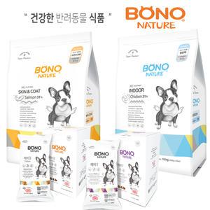 보노네이처 전연령 강아지 기능성 사료 눈물/체중관리/피부/관절/장건강/눈건강