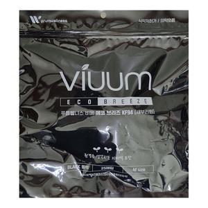 비움 에코 브리즈 KF94 마스크 중형 블랙 25매입 1개