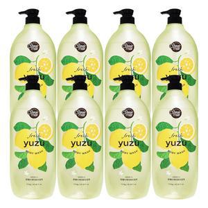 애경 샤워메이트 유자 바디워시 1200g X 8개