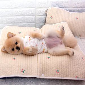 해피앤퍼피 강아지쿨매트 여름방석 인견 오가닉 집 이불 사계절