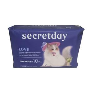 시크릿데이 러브 36cm 생리대 날개형 오버나이트 10개입 4개