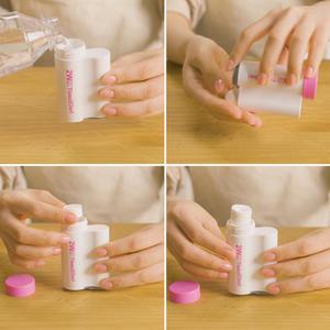 특허 휴대케이스 2W 간편 휴대 디스펜서 압축티슈 무방부제 코인물티슈