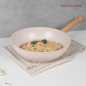 벨라쿠진 플럼벨 28cm IH 세라믹 궁중팬 웍 /인덕션 가능