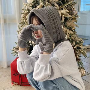 [수앤수][바라클라바+장갑] 헤이즐 세트 (23SE002)